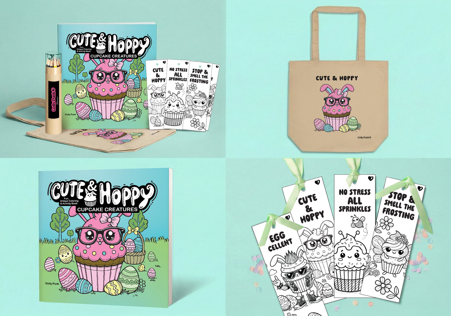 Bundle: Cute & Hoppy Spring Coloring Bundle, Limited Availability! Order by March 28