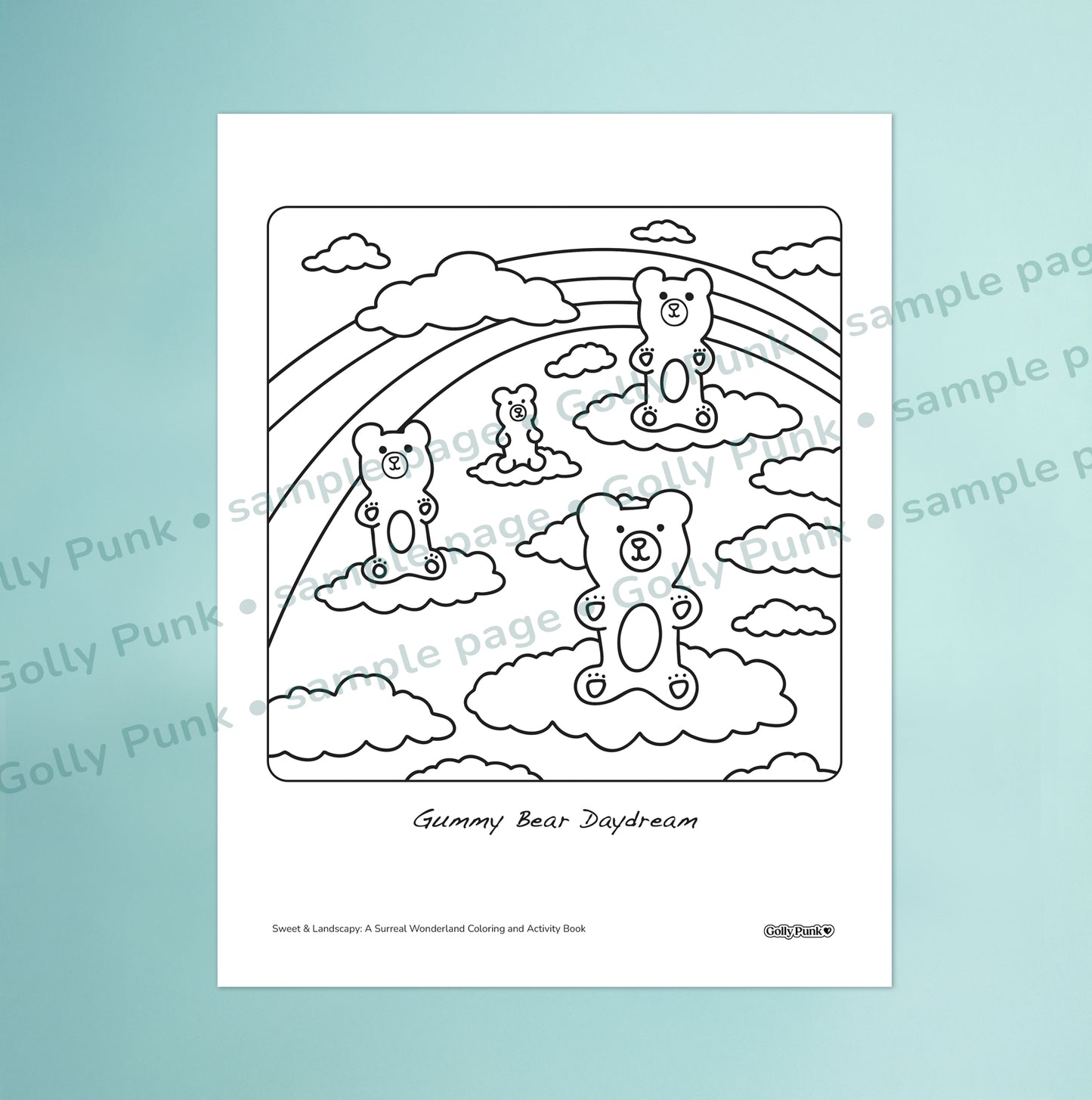 Sweet & Landscapy 3 Coloring Page Sampler (PDF download)